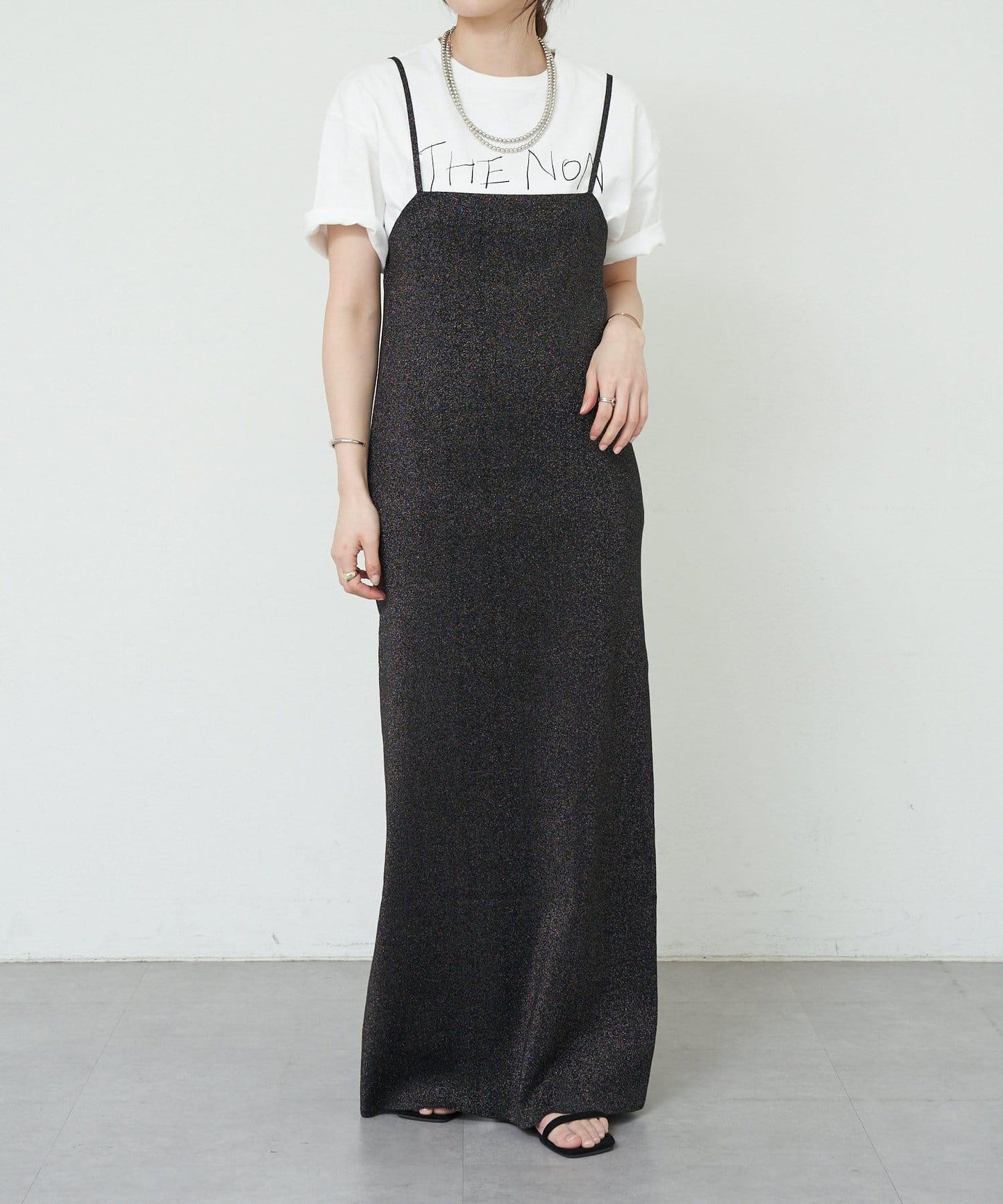 SHENERY 全針織吊帶連衣裙