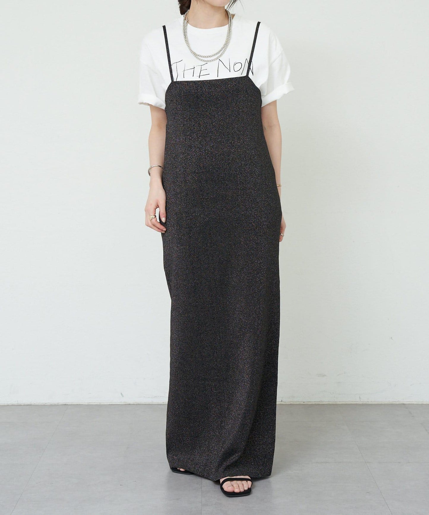 SHENERY 全針織吊帶連衣裙