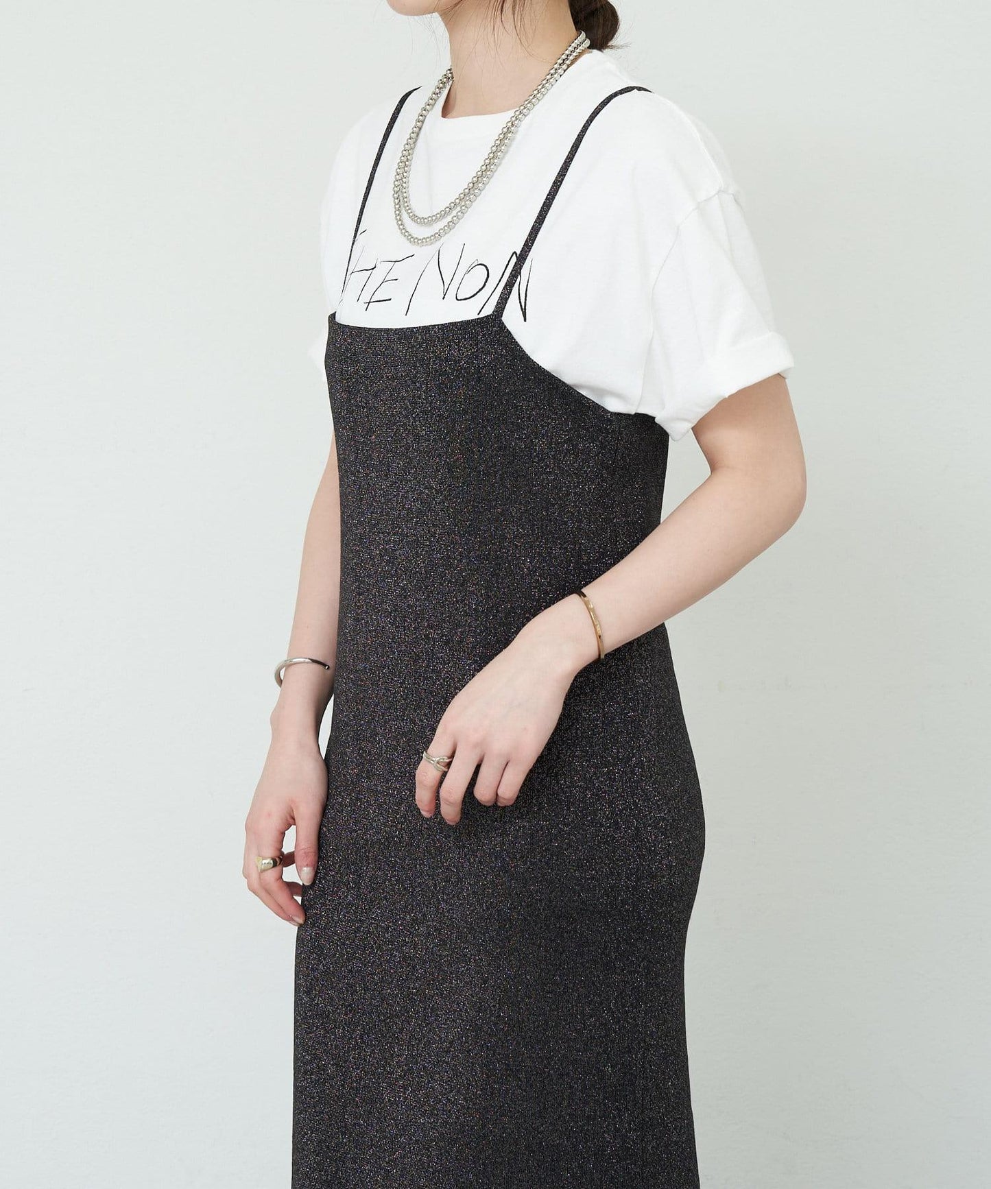 SHENERY 全針織吊帶連衣裙