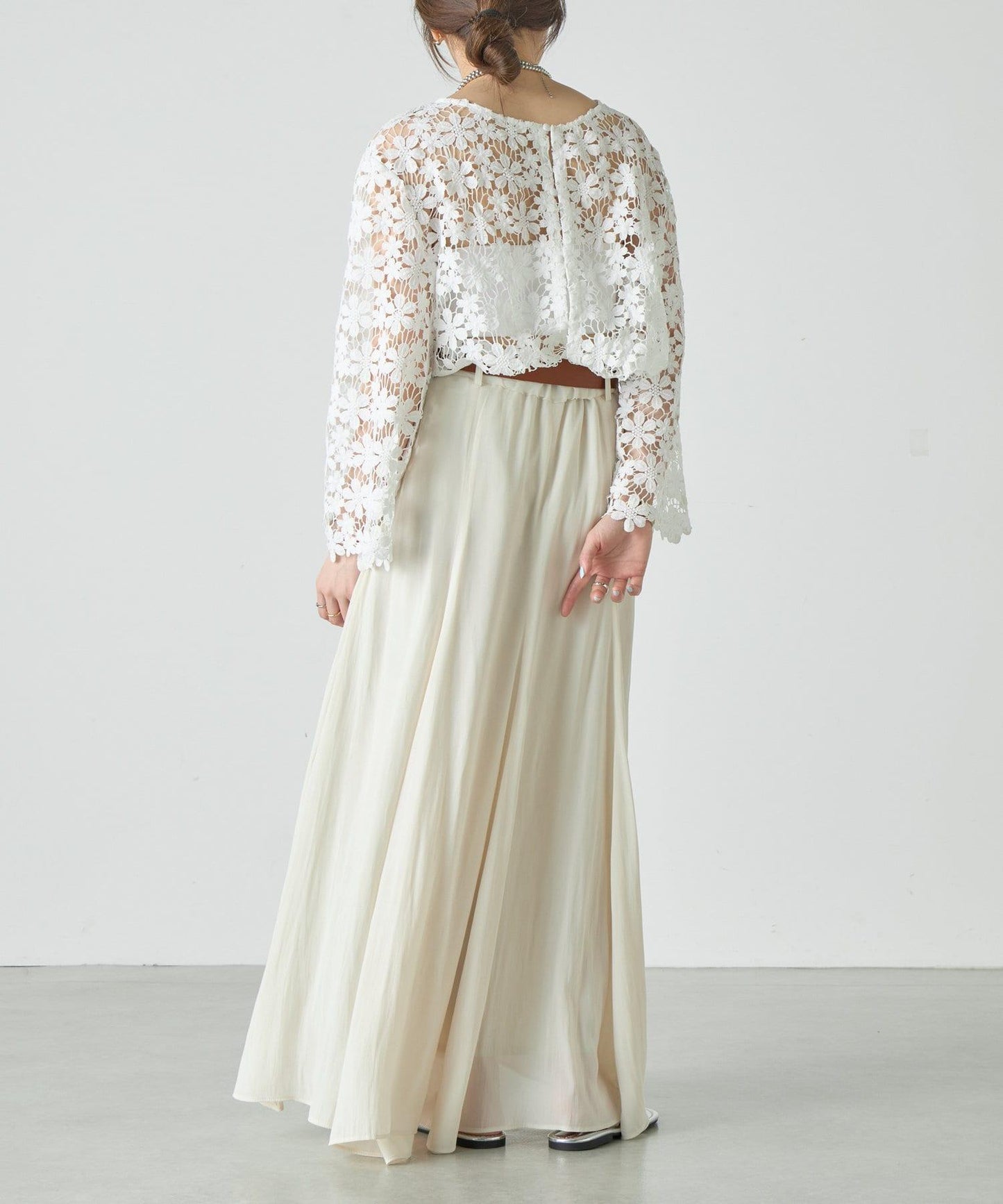 SHENERY 高腰傘擺半身裙