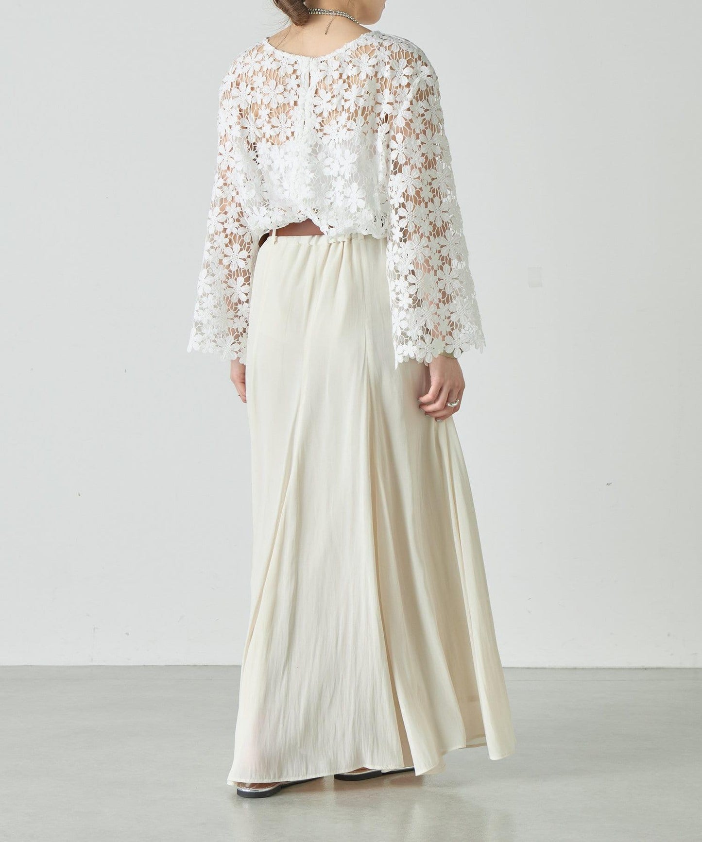 SHENERY 高腰傘擺半身裙