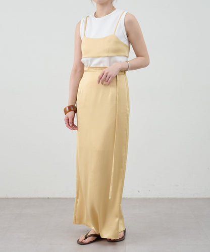 SHENERY 緞面修身半身裙