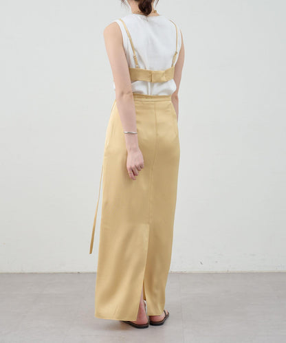 SHENERY 緞面修身半身裙