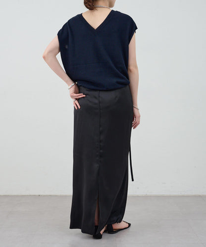 SHENERY 緞面修身半身裙