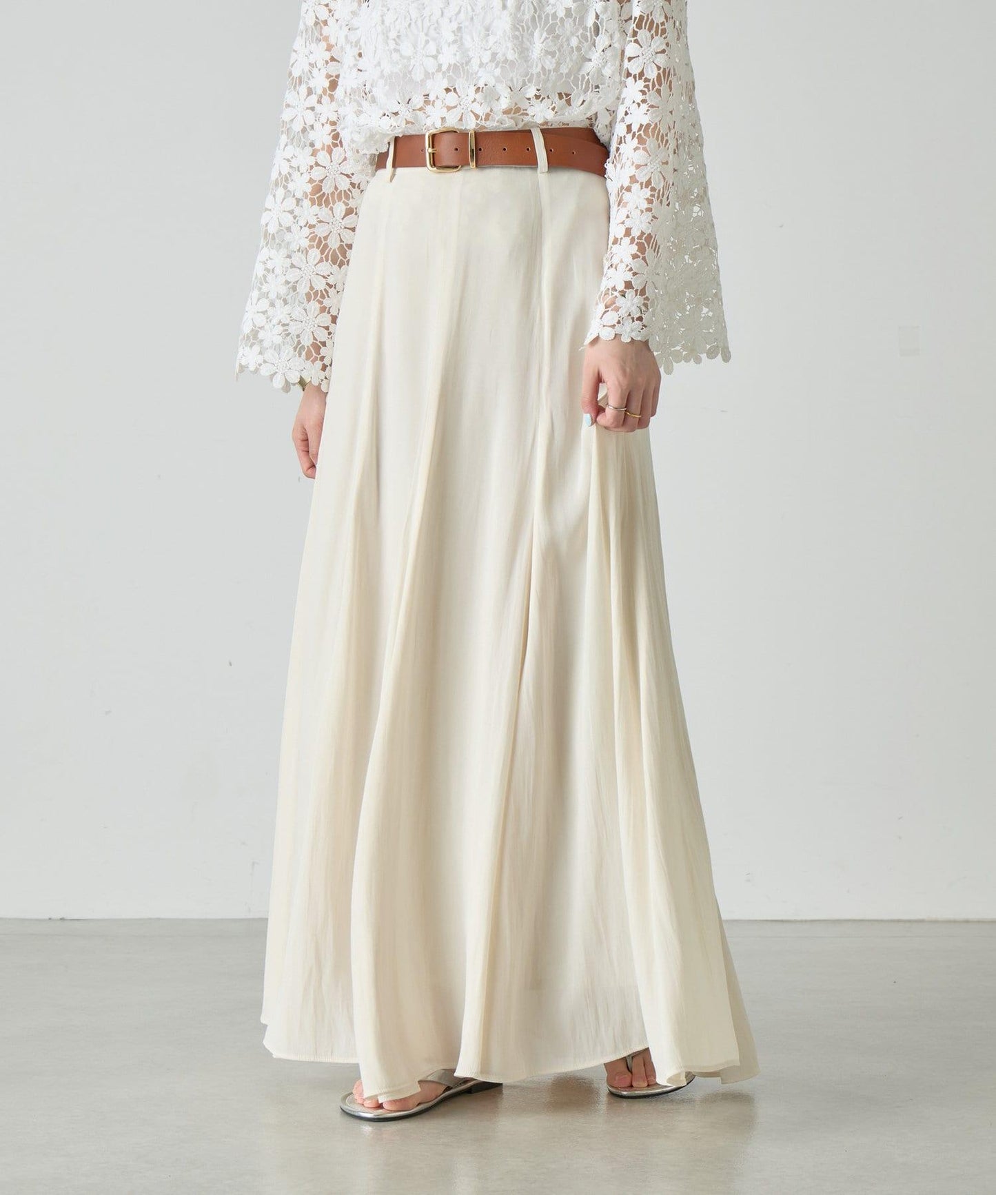 SHENERY 高腰傘擺半身裙