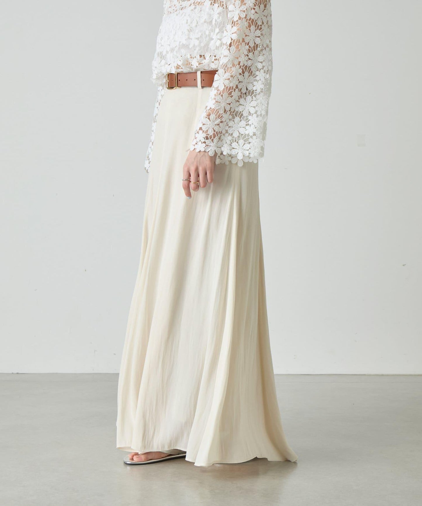 SHENERY 高腰傘擺半身裙