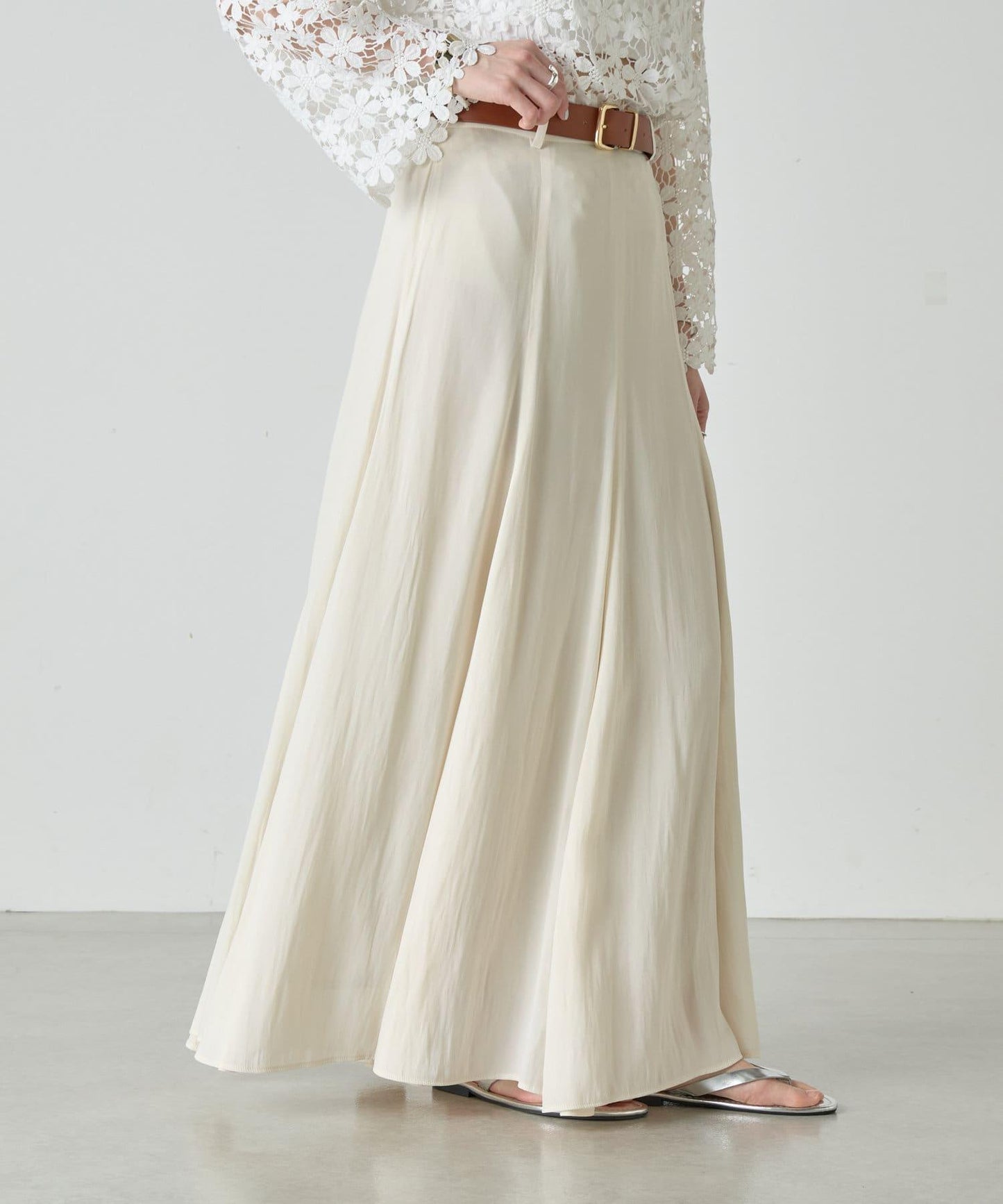 SHENERY 高腰傘擺半身裙