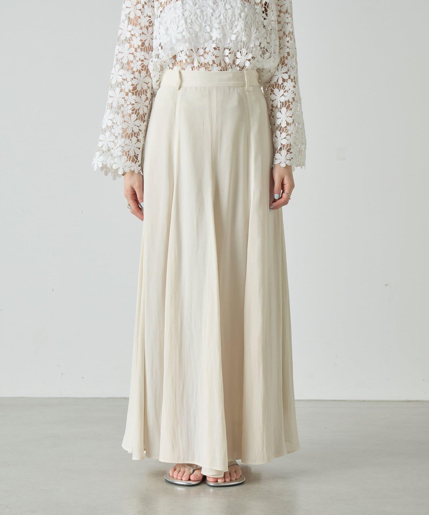 SHENERY 高腰傘擺半身裙