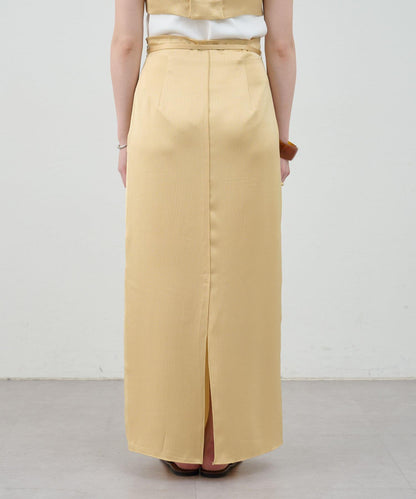 SHENERY 緞面修身半身裙