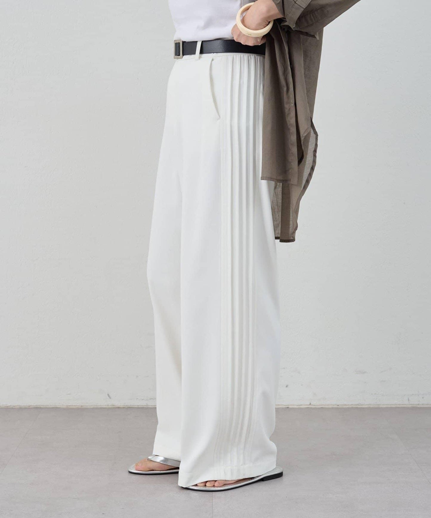 SHENERY 側邊條紋褲