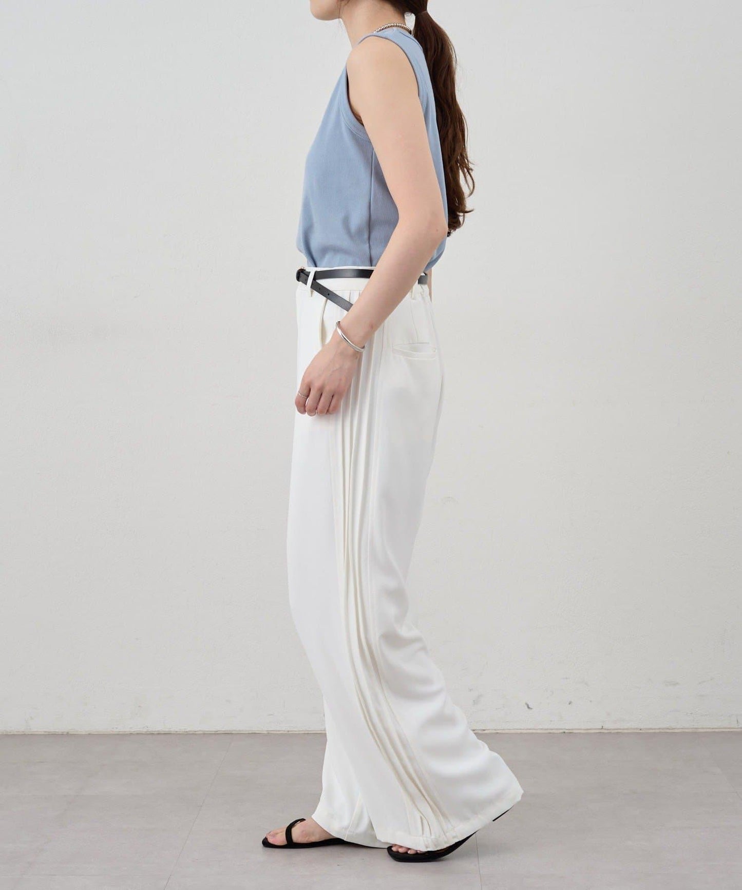 SHENERY 側邊條紋褲