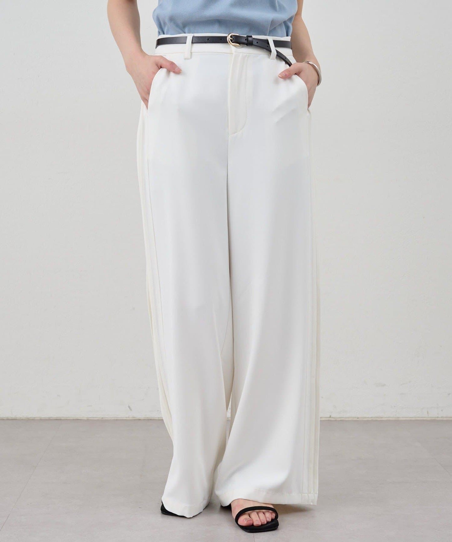 SHENERY 側邊條紋褲