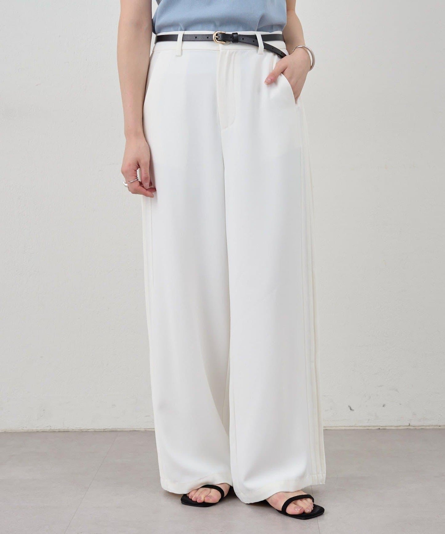 SHENERY 側邊條紋褲