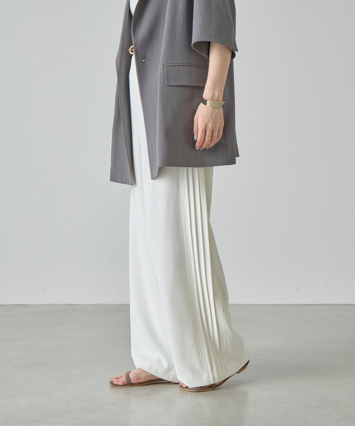 SHENERY 側邊條紋褲