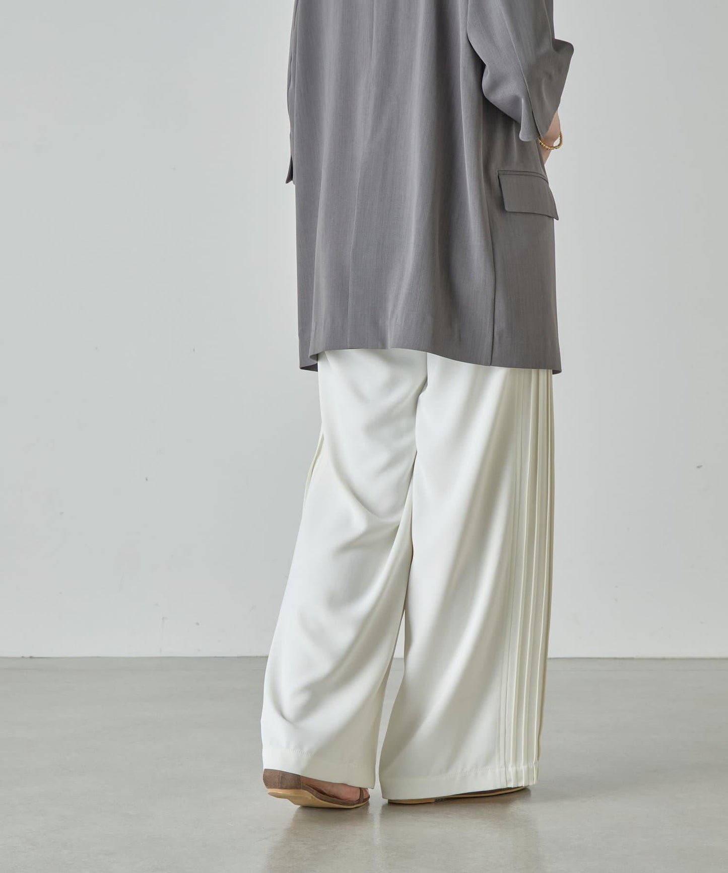 SHENERY 側邊條紋褲