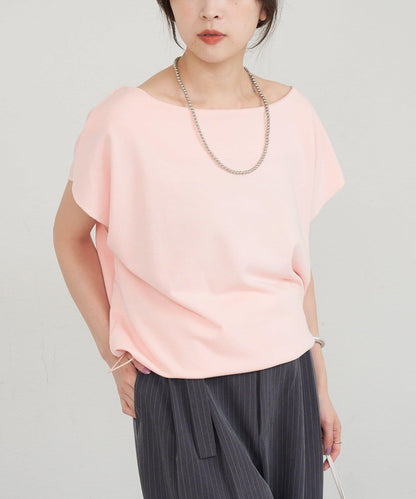 SHENERY 露肩法式短袖衛衣