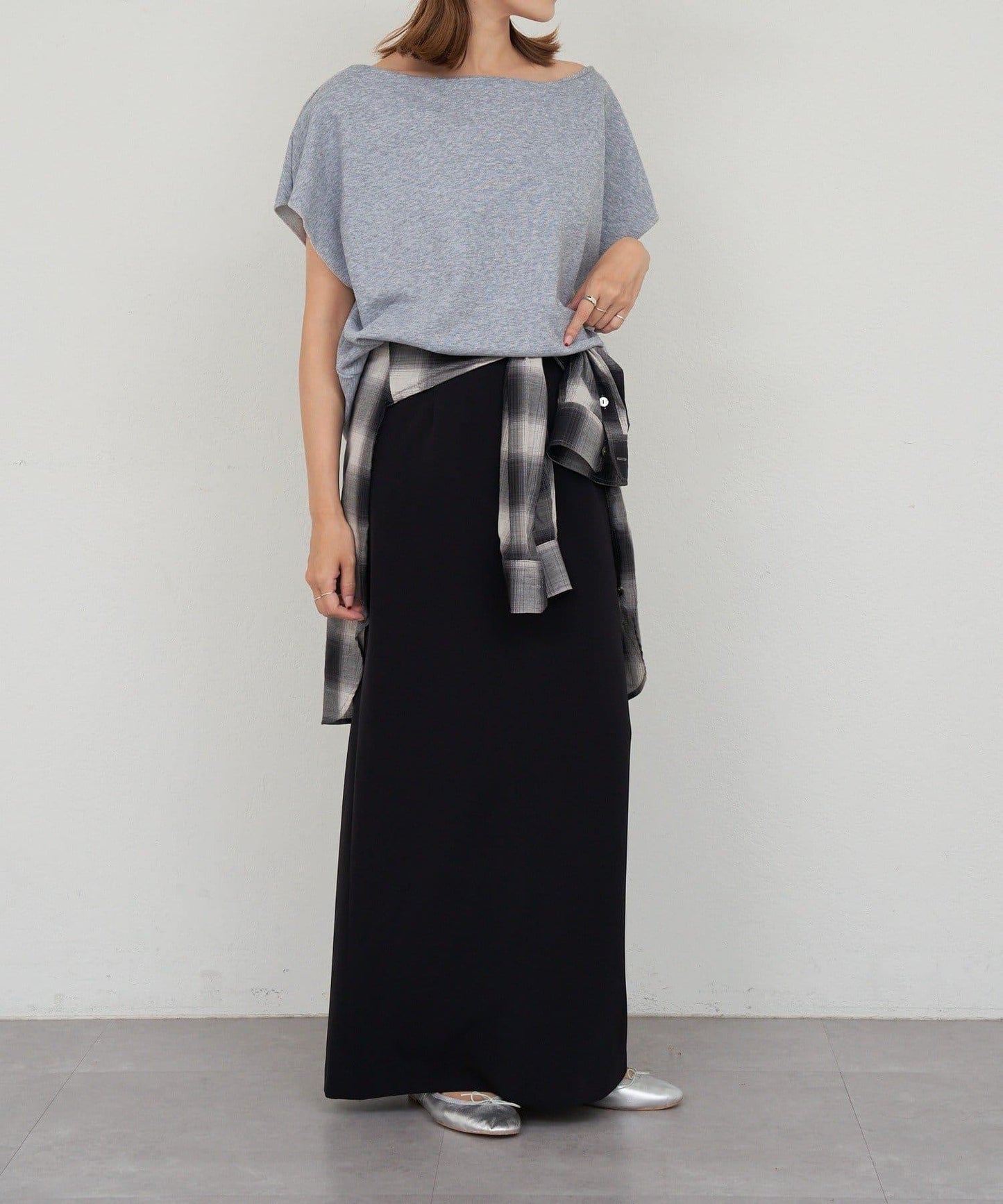 SHENERY 露肩法式短袖衛衣