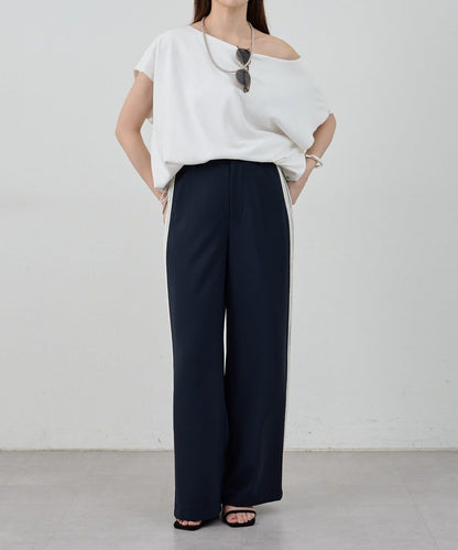 SHENERY 露肩法式短袖衛衣