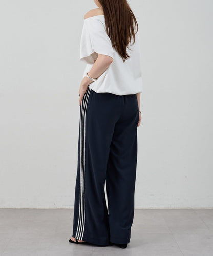 SHENERY 露肩法式短袖衛衣