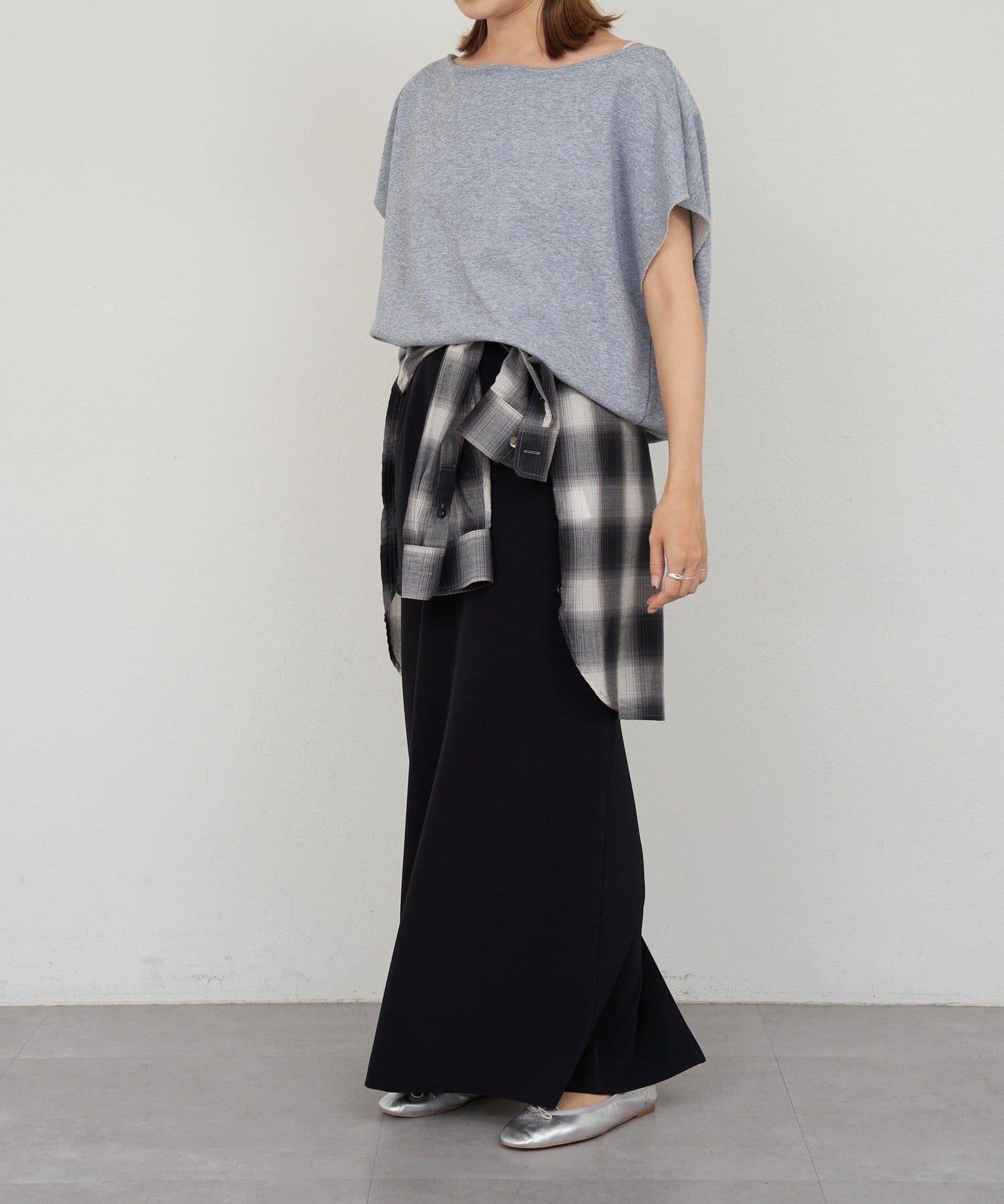 SHENERY 露肩法式短袖衛衣