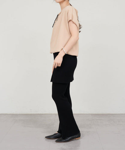 SHENERY 露肩法式短袖衛衣