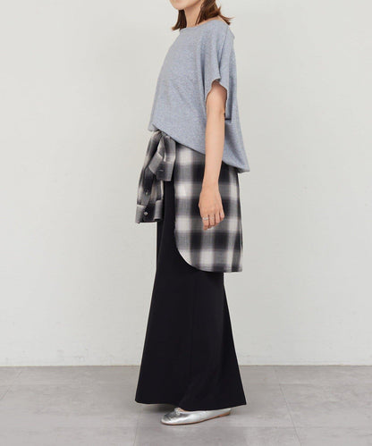 SHENERY 露肩法式短袖衛衣