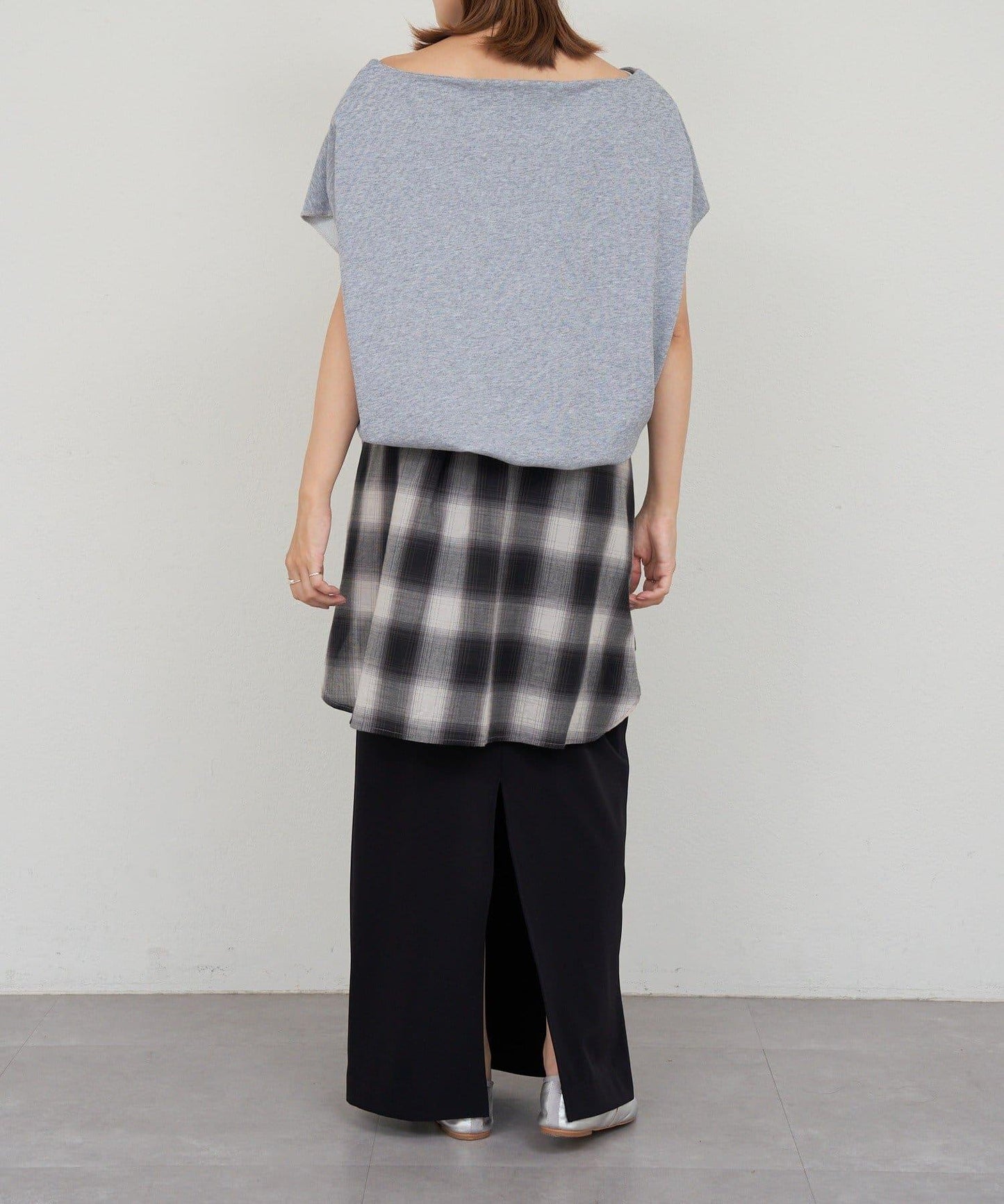 SHENERY 露肩法式短袖衛衣