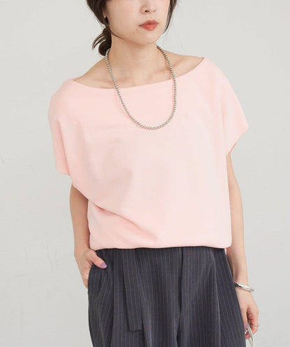 SHENERY 露肩法式短袖衛衣