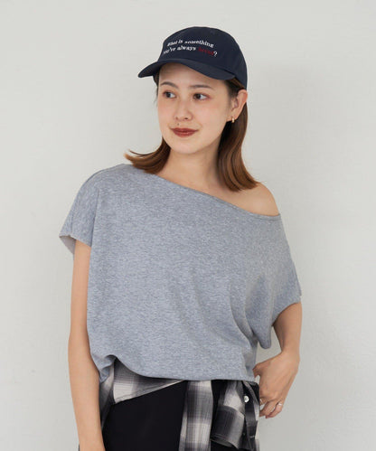 SHENERY 露肩法式短袖衛衣