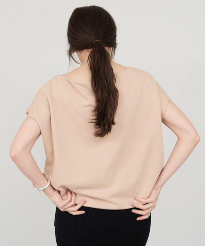 SHENERY 露肩法式短袖衛衣