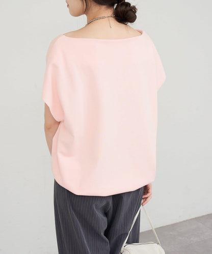 SHENERY 露肩法式短袖衛衣