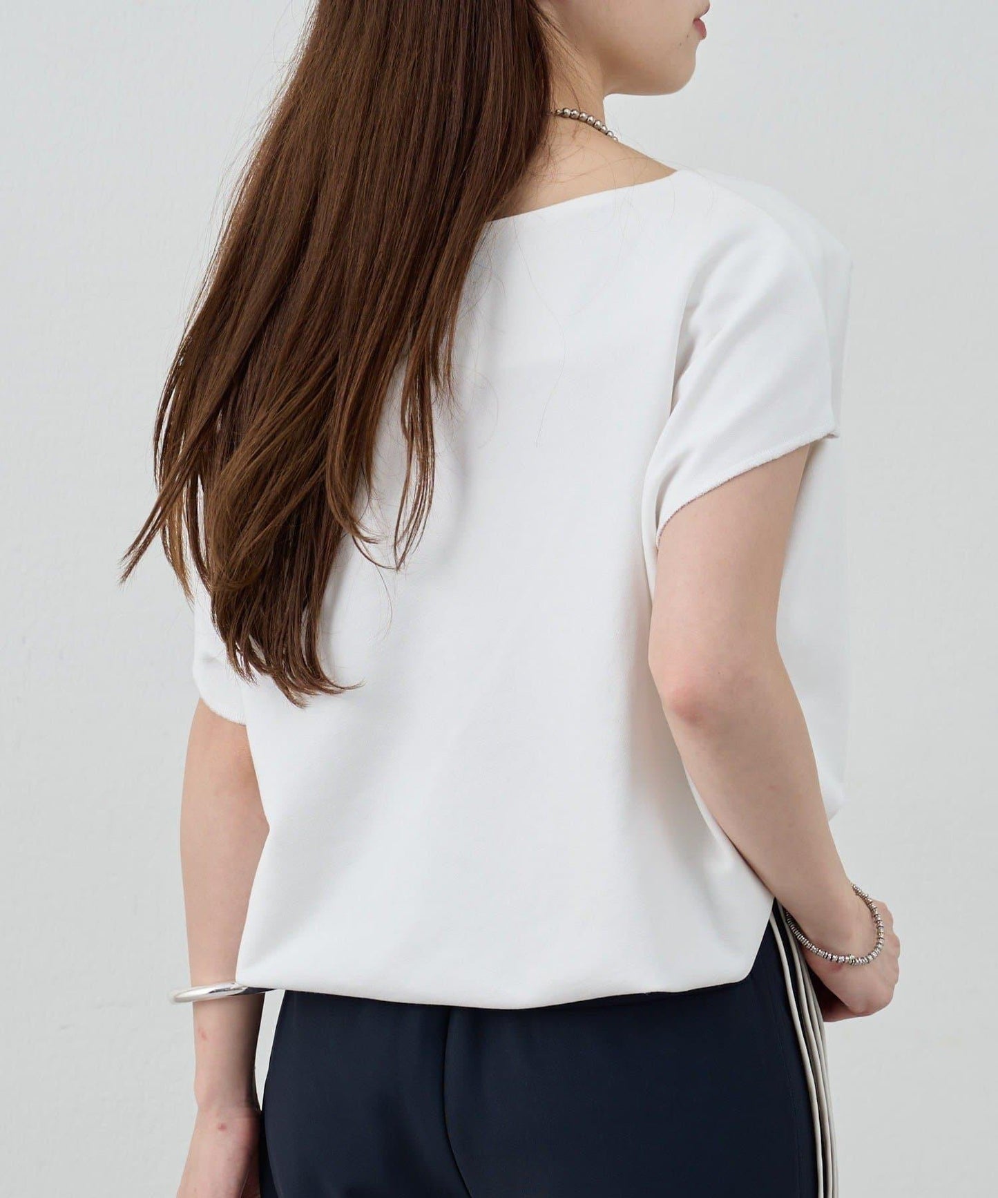 SHENERY 露肩法式短袖衛衣