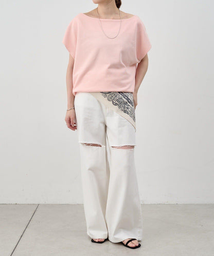 SHENERY 露肩法式短袖衛衣