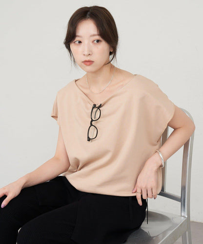 SHENERY 露肩法式短袖衛衣