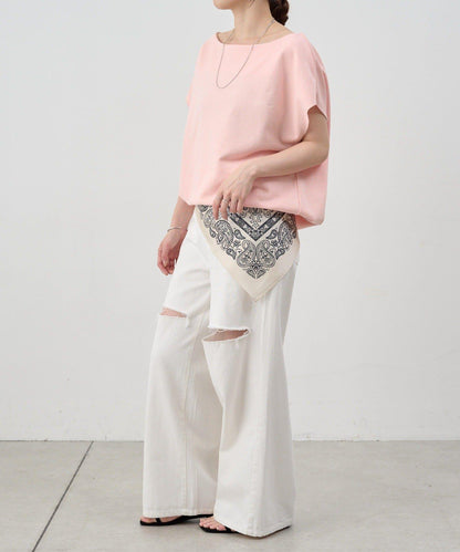 SHENERY 露肩法式短袖衛衣