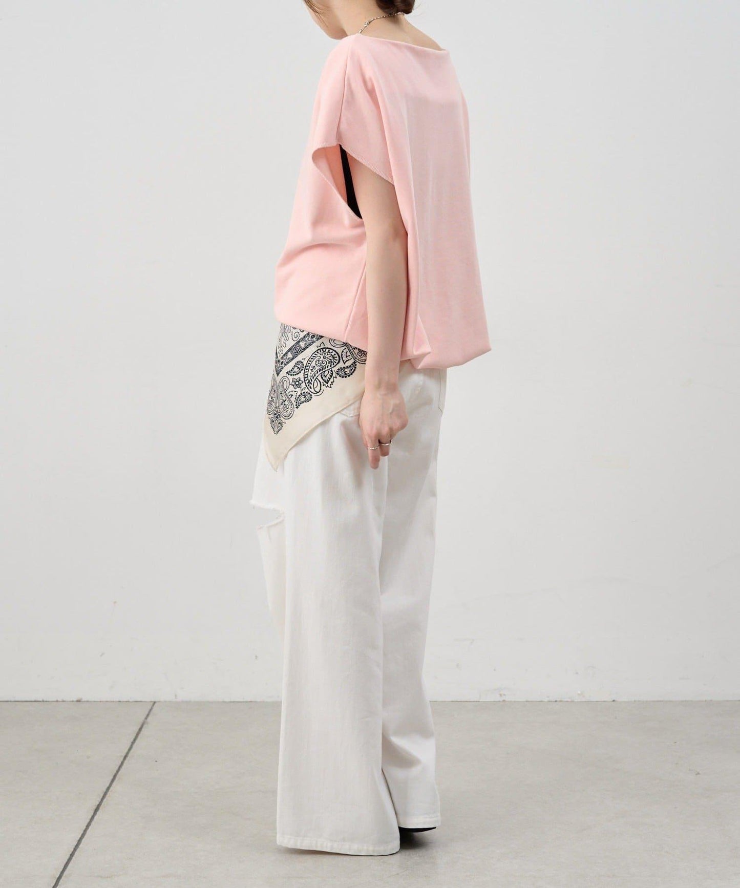 SHENERY 露肩法式短袖衛衣