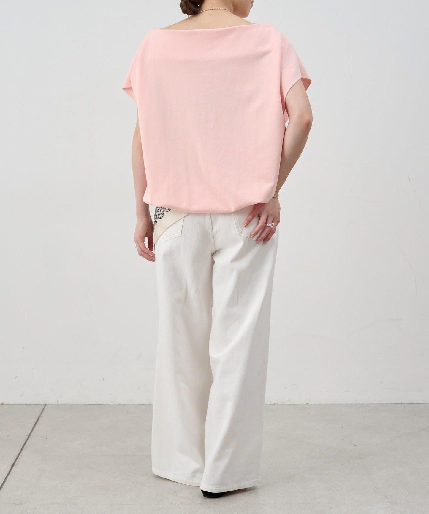 SHENERY 露肩法式短袖衛衣