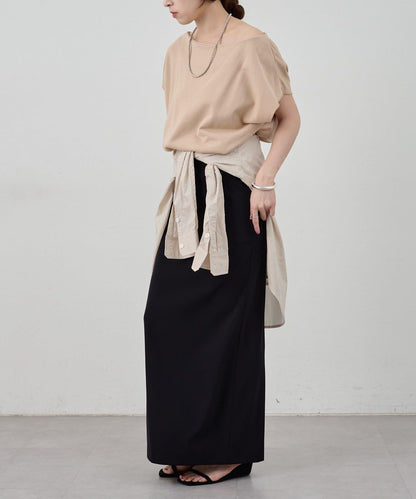 SHENERY 露肩法式短袖衛衣