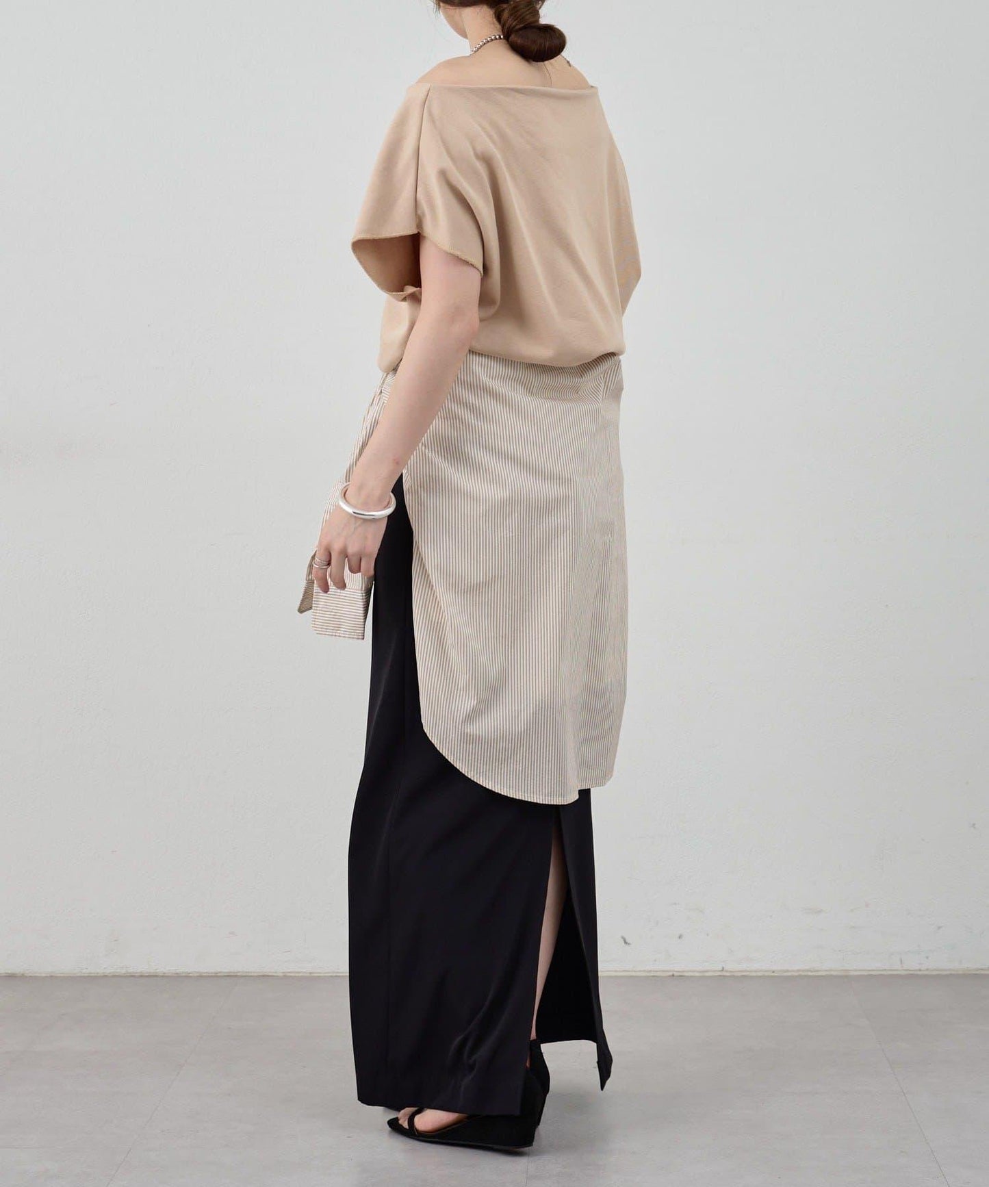 SHENERY 露肩法式短袖衛衣