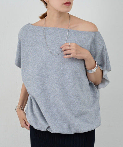 SHENERY 露肩法式短袖衛衣