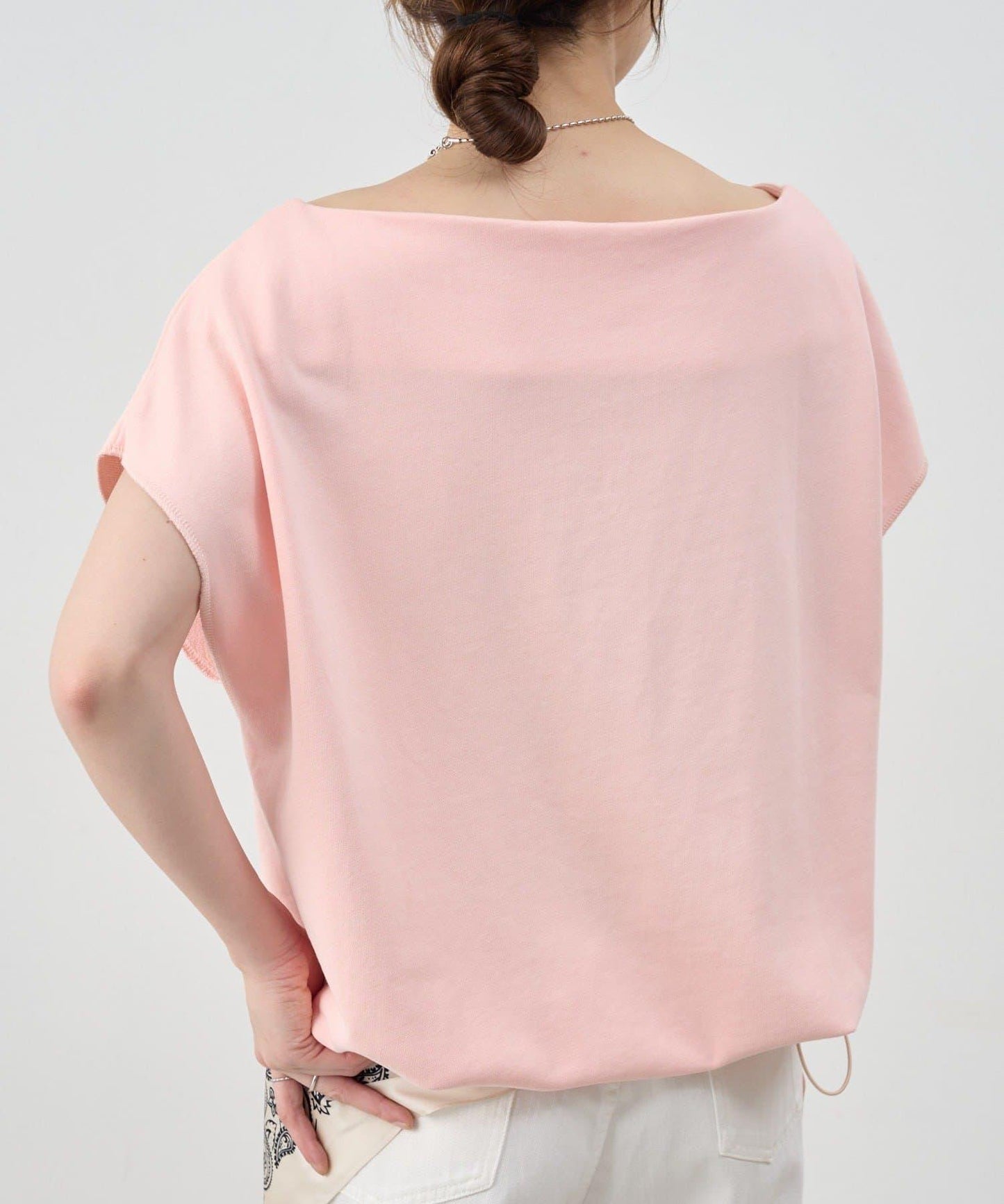 SHENERY 露肩法式短袖衛衣