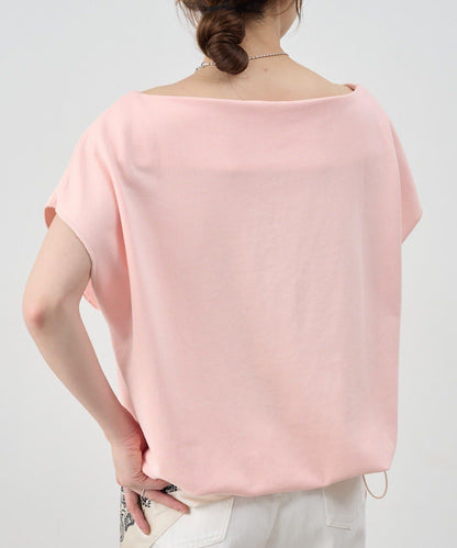 SHENERY 露肩法式短袖衛衣