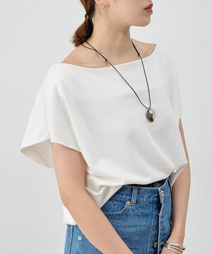 SHENERY 露肩法式短袖衛衣