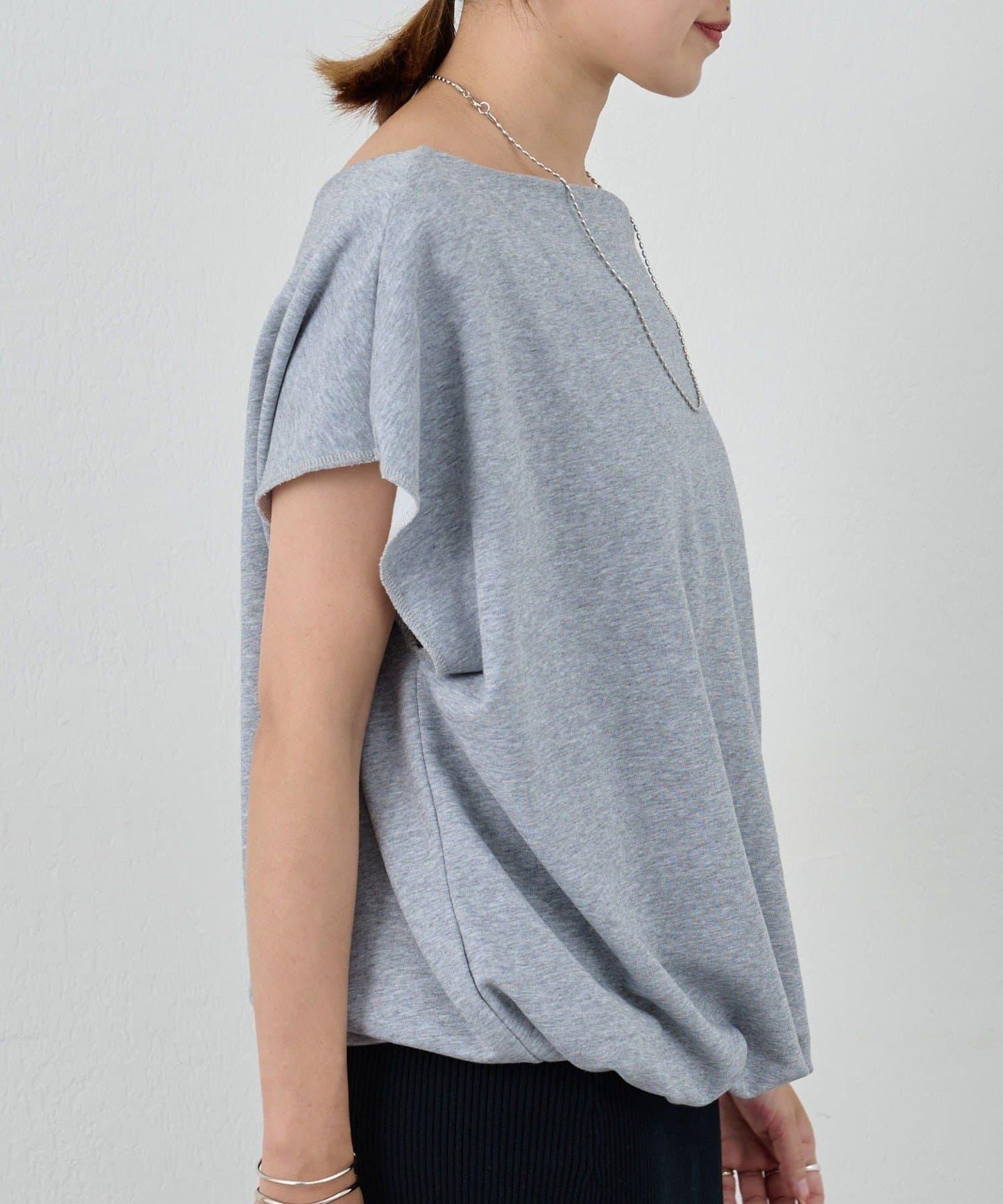 SHENERY 露肩法式短袖衛衣