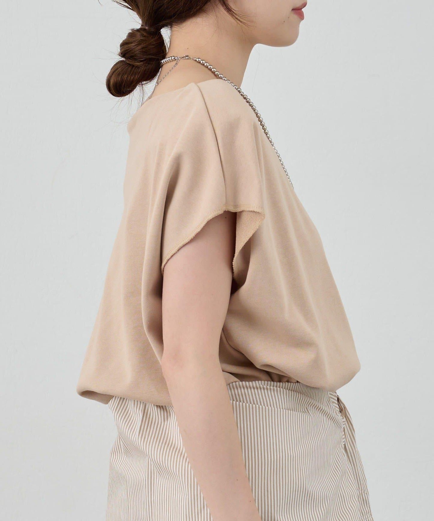 SHENERY 露肩法式短袖衛衣