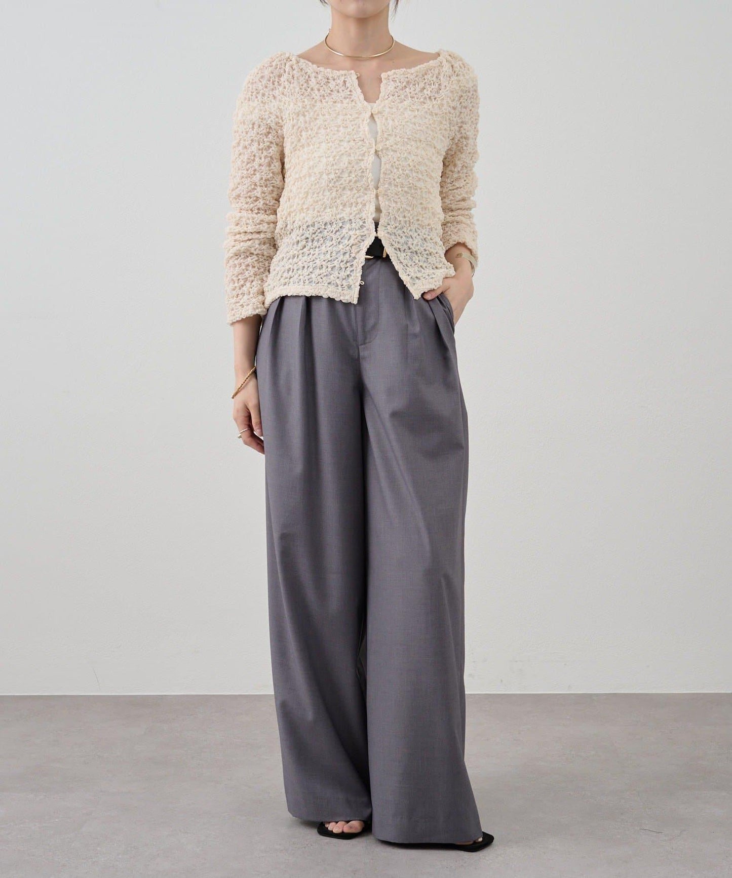 SHENERY 雙褶西裝褲