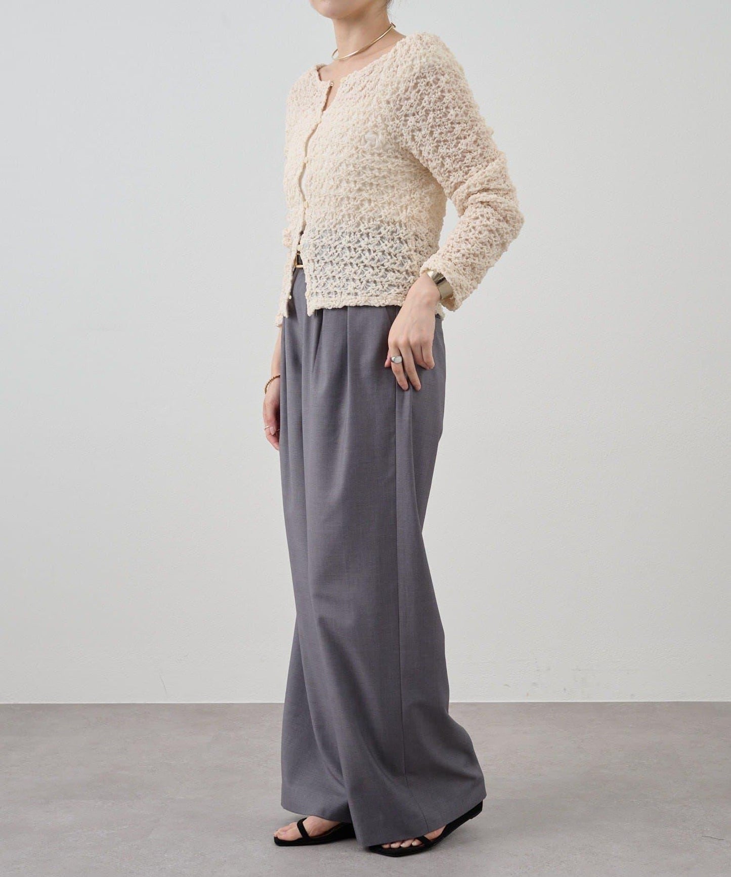 SHENERY 雙褶西裝褲