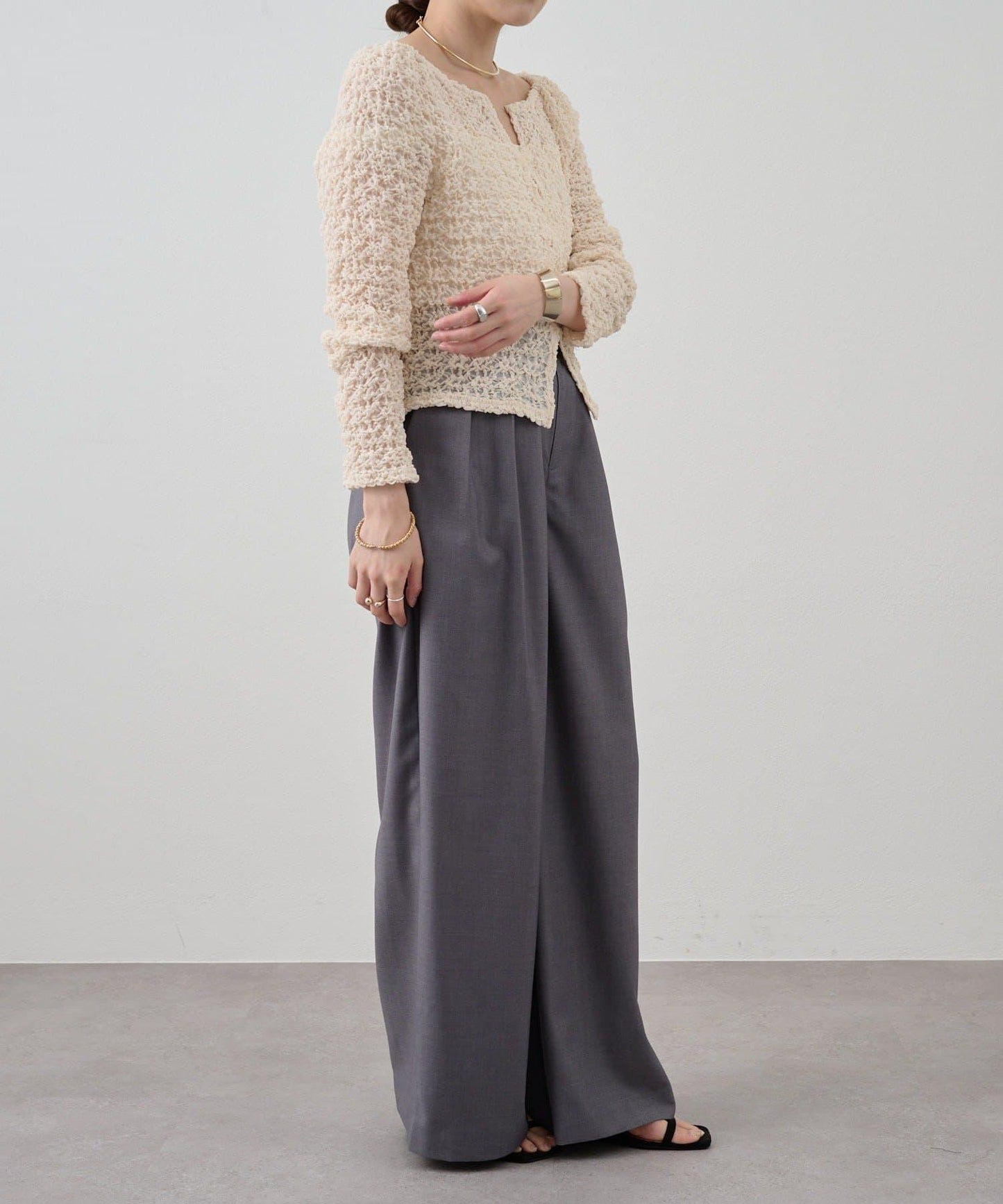 SHENERY 雙褶西裝褲