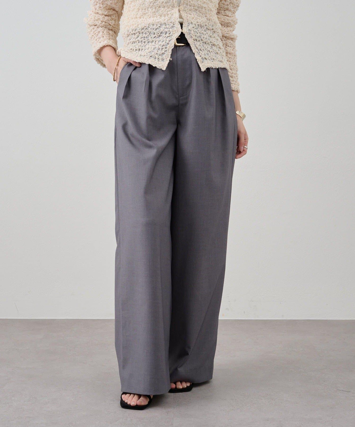 SHENERY 雙褶西裝褲