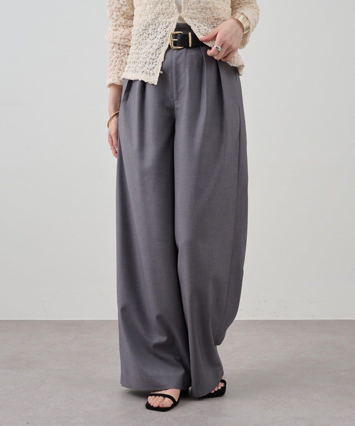 SHENERY 雙褶西裝褲